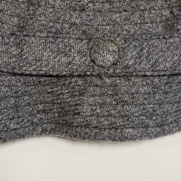 Vintage Burberry Wool Fedora Hat Grey - Picture 10 of 11